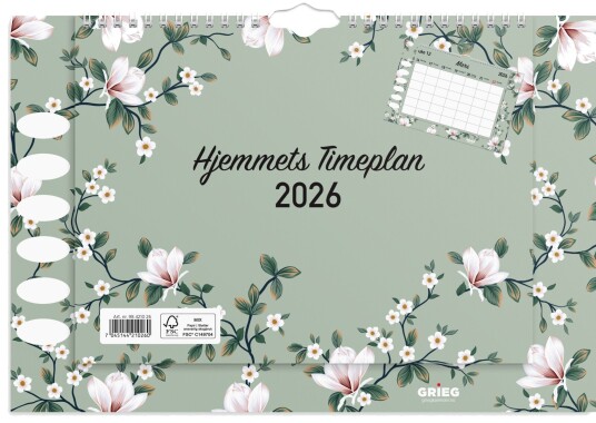 Hjemmets timeplan Grieg 2026 Hjemmets timeplan Grieg 2026