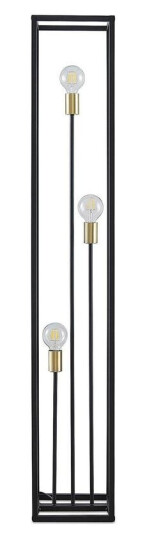 Lindby Tiliane bur-gulvlampe, svart, 3 lyskilder Lindby Tiliane bur-gulvlampe, svart, 3 lyskilder