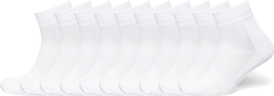 ZEBDIA | 10 Pk Basic Running Socks | 39 42