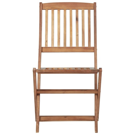 vidaXL Klappstoler 8 stk heltre akasie