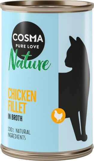 Cosma Våtfôr Nature Kyllingfilet 12 X 140 G
