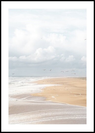 Nazaré Beach Plakat Plakat / 21x30cm