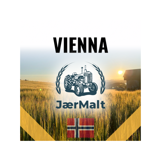 Vienna Malt 25 kg Knust Jærmalt 8-10 EBC