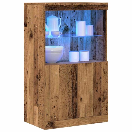 Serviesskap Brun 60 x 37 x 100 cm Konstruert tre