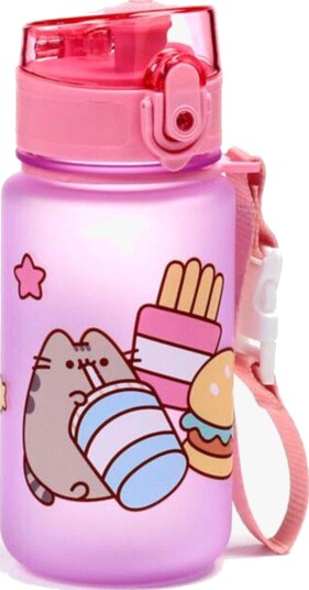 Pusheen The Cat Pop Top Knusesikker Vannflaske 350 ml, Foodie
