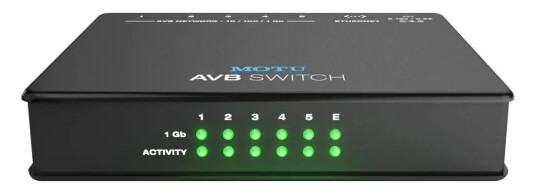 Motu Avb Switch Femporters Avb Ethernet Switch