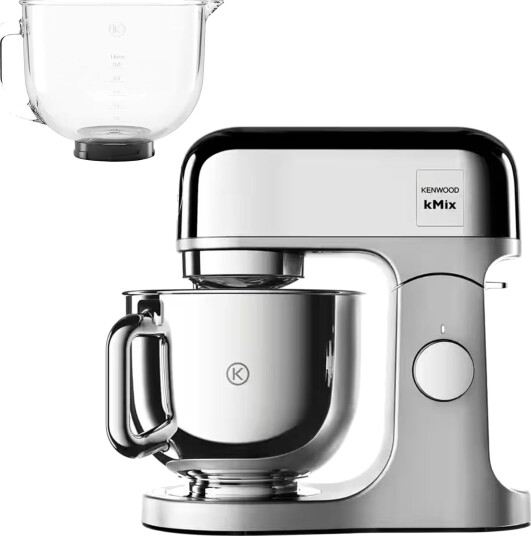 Kenwood kMix KMX760CH kjøkkenmaskin med ekstra glassbolle 5 liter krom Kenwood kMix KMX760CH kjøkkenmaskin med ekstra glassbolle 5 liter krom