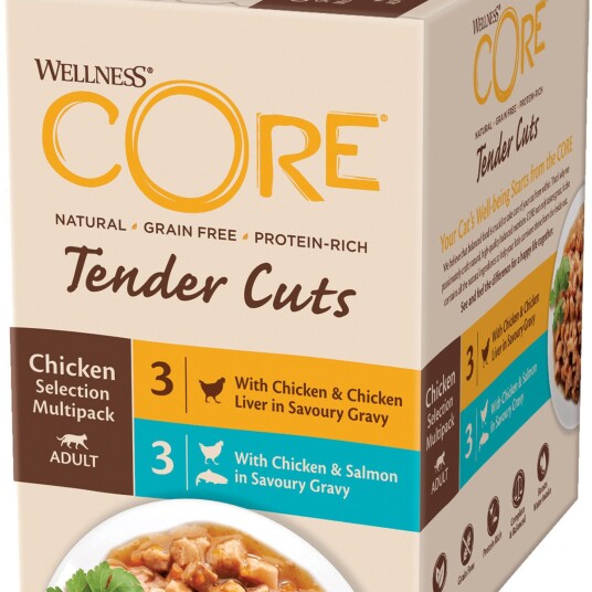 Core Cat Tendercuts Chic 510g 6x85g Core Cat Tendercuts Chic 510g 6x85g