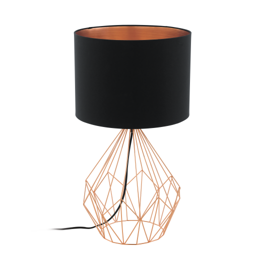 EGLO Pedregal Bordlampe - Kobber/Svart EGLO Pedregal Bordlampe - Kobber/Svart