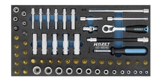 Hazet 163-490/60, 60 Stykker