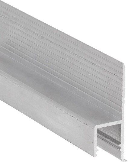 Topmet 2m aluprofil OMNI10 AC2   Ubehandlet aluminium innsparkling LED skinne