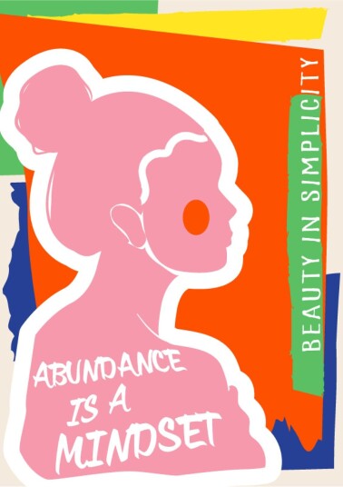 Namly Design Plakat Overflod Tankesett Kunst POSTERUA4FI0