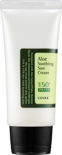 Cosrx Aloe Soothing Sun Cream SPF50 PA+++ 50 ml - Fuktighetsgivende Solkrem for Alle Hudtyper