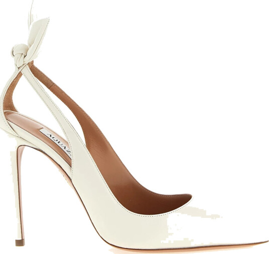 Aquazzura Dame Sko Hvit 40 EU,