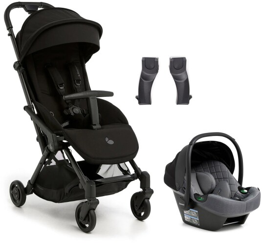Beemoo Easy Fly Lux 4 Trille inkl Route i-Size Babybilstol Jet Black/Mineral Grey