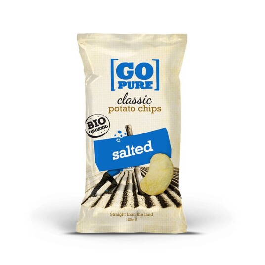 Go Pure classic chips salted 125 g Go Pure classic chips salted 125 g