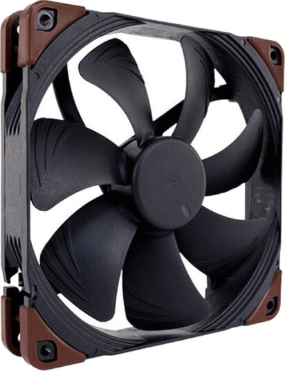 Noctua NF-A14 140mm Kabinettvifte med PWM og 2000 RPM - Brun, Svart