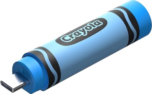 Sandisk Crayola Usb-Flashstasjon 64 Gb Usb-C 3.2 Gen 1 Himmelblå