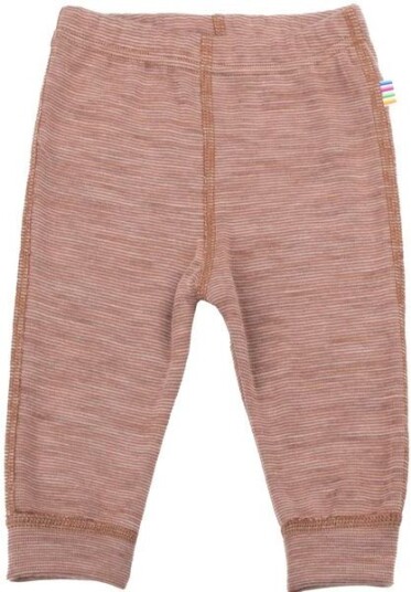Joha Doubleface leggings i ull til småbarn Rust