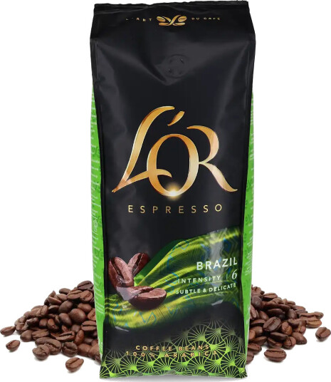 L"OR | Espresso Brazil 1 kg kaffebønner