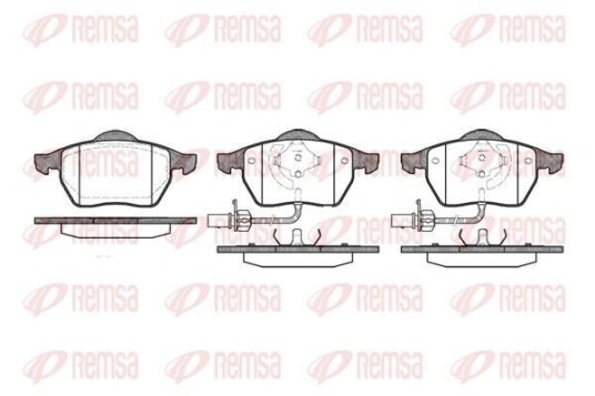 Bremseklosser REMSA 0390.22 Bremseklosser REMSA 0390.22