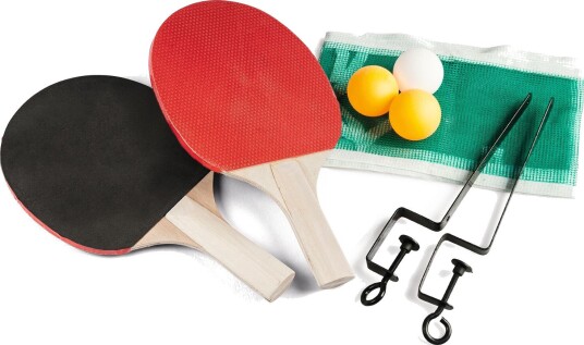 Bordtennissett 2 racketer metallnett 3 baller Bordtennissett 2 racketer metallnett 3 baller
