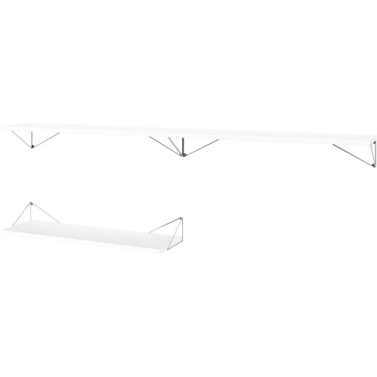 Maze Pythagoras Hyllesett 3 Hyller Hvit / Chrome