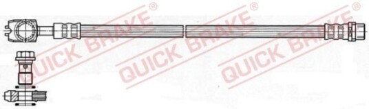 Bremseslange QUICK BRAKE 50.048X