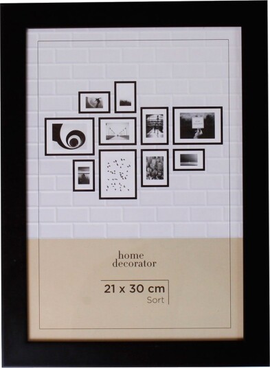 Home Decorator Fotoramme 21x30cm svart