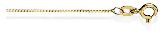 Veneziansk kjede i 375 gult gull 0,7 mm, 45 cm