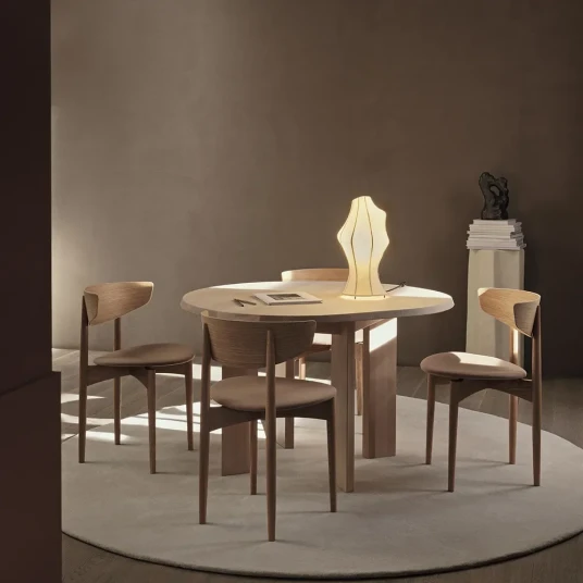 Ferm Living Herman Spisestol Wood White Oiled Beech Ferm Living Herman Spisestol Wood White Oiled Beech