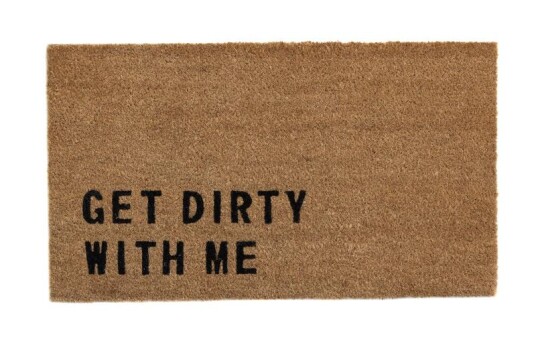 Sögne Dørmatte "Get Dirty" 70x40cm