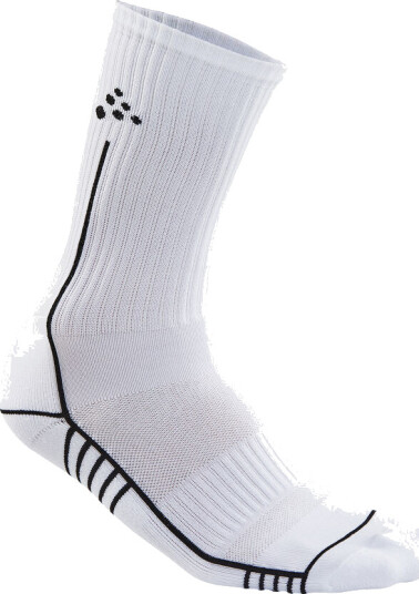 Craft Progress Mid Sock - White - 40/42 Craft Progress Mid Sock - White - 40/42