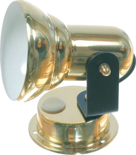Søyle i messing 12V.10w. halogen sokkel Ø63,5mm.