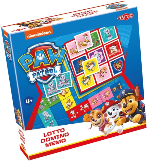 Tactic Sverige Paw Patrol 3-i-1 Barnespill