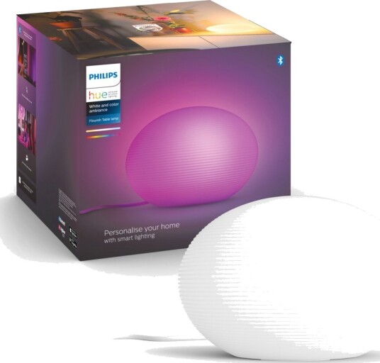 Philips Hue WCA Flourish Bordlampe 9,5W Hvit - 60586