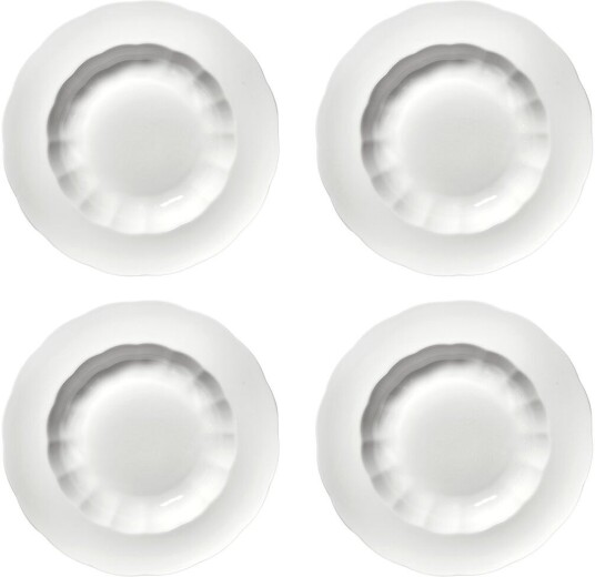 Serax Silhouette dyp tallerken L Ø27 cm 4 pakn. White