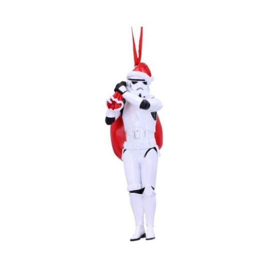 Stormtrooper Santa Sack Julepynt 13cm fra Nemesis Now - Star Wars Figurer Stormtrooper Santa Sack Julepynt 13cm fra Nemesis Now - Star Wars Figurer