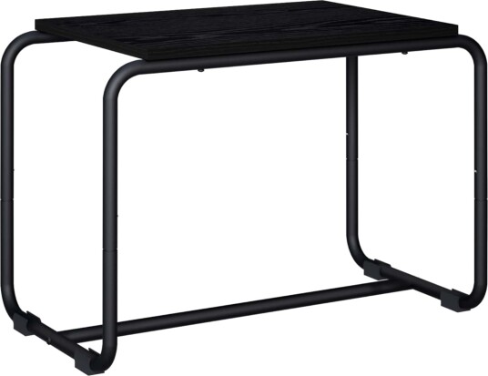 vidaXL TV benk 60 x 35.5 x 42 cm Svart eik Konstruert tre
