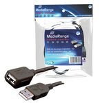 MediaRange USB-Kabel Verl. AA St/Bu 3.00m schwarz