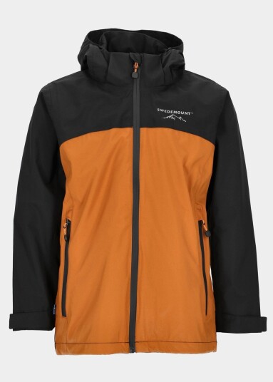 Swedemount Bodö Rain Jacket Jr Almond/Black 130 Regnjakker Swedemount Bodö Rain Jacket Jr Almond/Black 130 Regnjakker