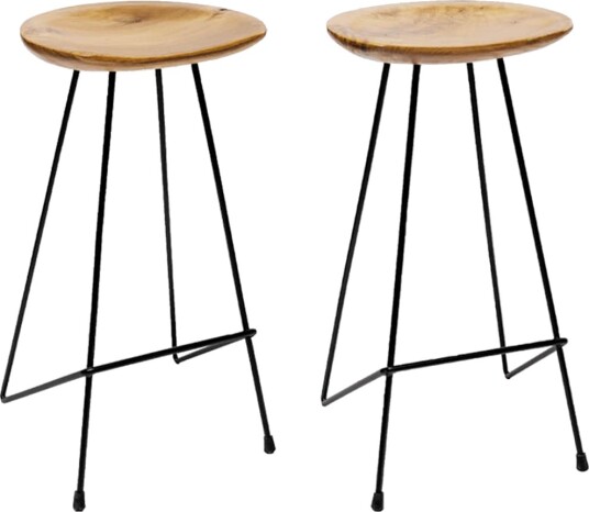 vidaXL Barkrakker 2 stk heltre teak vidaXL Barkrakker 2 stk heltre teak