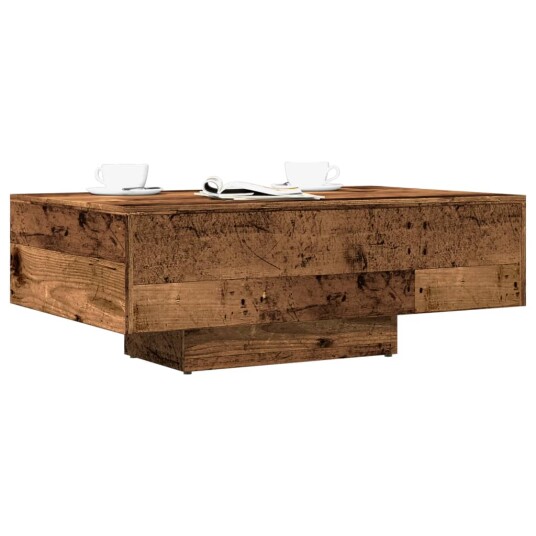 Salongbord gammelt tre 85x55x31 cm konstruert tre 8721158438195