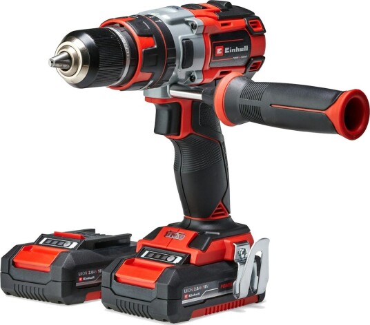 Einhell TE-CD 18 Li-i BL (2x2,0Ah) Batteridrevet slagbormaskin Einhell TE-CD 18 Li-i BL (2x2,0Ah) Batteridrevet slagbormaskin