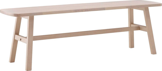 VIND Hälsö benk Hvitpigmentert/natur 140 cm Hvit VIND Hälsö benk Hvitpigmentert/natur 140 cm Hvit