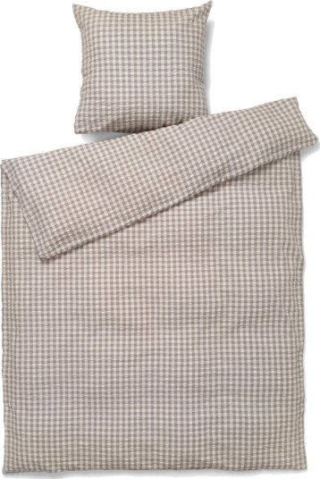 Juna Bæk&Bølge Sengetøj /Birk 140X220 Cm Dk - Grey - 140X220CM Juna Bæk&Bølge Sengetøj /Birk 140X220 Cm Dk - Grey - 140X220CM