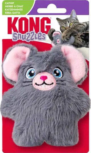 Kong Cat Snuzzles Mouse Katteleketøy 10 X 9 X 4 cm Ca118E