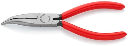 Knipex 2521 Flattang med Skjær for Finere Gripe- og Kuttearbeider