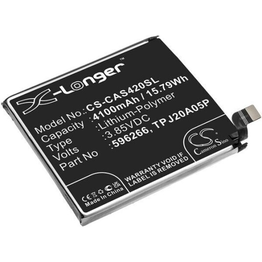 CAT S42 batteri (4100 mAh 3.85 V, Sort)