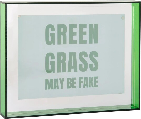 Present Time Photo Frame Gayo Large Acrylic Green H22CM Present Time Photo Frame Gayo Large Acrylic Green H22CM